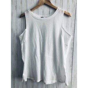 🔻Sold🔻Prana Small Open Back Semi Sheer Stripe